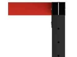 New vidaXL Werkbankgestell Metall 150x57x79 cm Schwarz und Rot