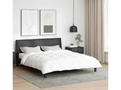 vidaXL Winterbettdecke Weiß 200 x 200 cm Feder 42007654