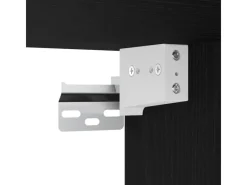 Outlet vidaXL Wohnwand mit LED 8-Tlg Schwarz Eichen-Optik 3402922 Eiche Schwarz