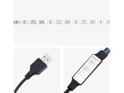 Outlet vidaXL Wohnwand mit LED 8-Tlg Schwarz Eichen-Optik 3402922 Eiche Schwarz