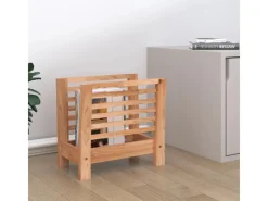 Sale vidaXL Zeitschriftenständer 40x26,5x38,5 cm Massivholz Nussbaum