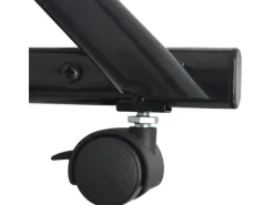 vidaXL Zeitschriftenständer 40 x 32 x 131 cm Schwarz A4