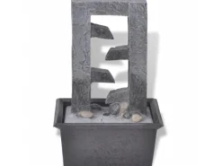 Online vidaXL Zimmerbrunnen mit LED-Licht Polyresin 15,8 x 11,8 x 24 cm