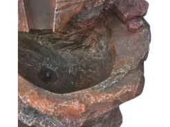 Sale vidaXL Zimmerbrunnen mit LED-Licht Polyresin 24 x 33,5 x 45,5 cm