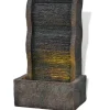 Outlet vidaXL Zimmerbrunnen mit LED-Licht Polyresin 28,5 x 20,5 x 49,5 cm