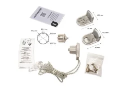 VIEWTEX Verdunkelungs- und Thermorollo Sundusk Weiß 135 x 250 cm