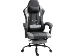 Vinsetto Ergonomischer Gaming Stuhl Höhenverstellbar 62x52x128 cm