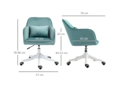 Vinsetto Massage Schreibtischstuhl mit USB-Schnittstelle