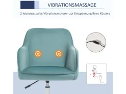 Vinsetto Massage Schreibtischstuhl mit USB-Schnittstelle