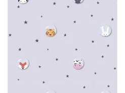 AS-Creation Vliestapete Tapete mit Tieren Kinderzimmertapete Grau Weiß FSC®