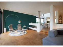 Discount AS-Creation Vliestapete Uni Matt Leicht Strukturiert Blaugrün FSC®