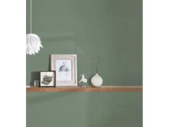 AS-Creation Vliestapete Uni Matt Leicht Strukturiert Grün FSC®