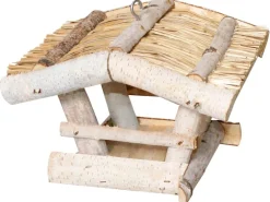Vogelfutterhaus Reisigdach 19 cm x 24 cm