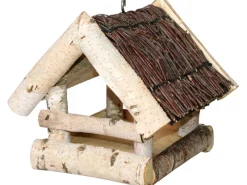 Discount Vogelfutterhäuschen Reisigdach 19 cm x 19 cm