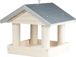 Discount Vogelhaus Kiefernholz 24 cm x 26 cm x 26 cm Weiß