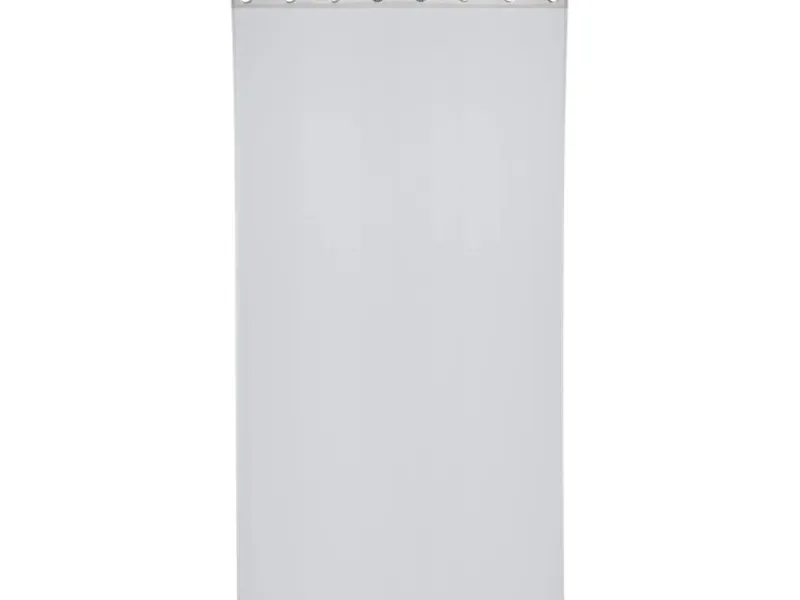 New Vorhang mit Ösen 140 cm x 245 cm 2 Stück Hellgrau