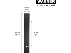 Hot Wagner design yourself Wagner Designrahmen 400 mm x 300 mm Schwarz
