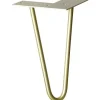 Hot Wagner design yourself Wagner Möbelbein Hairpin Länge 200 mm Pearl Gold