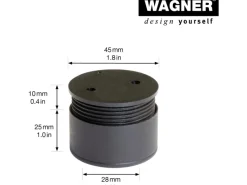 Wagner Möbelfuß Justus Lounge QuickClick 4er Set