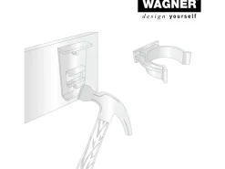 Discount Wagner design yourself Wagner Sockelverstellfuß Justierbar L 115-185 mm Schwarz 4 Stück