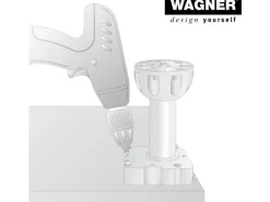 Discount Wagner design yourself Wagner Sockelverstellfuß Justierbar L 115-185 mm Schwarz 4 Stück