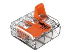 Wago Hebelklemme Ø 0,5 - 6 mm² 3-polig 5 Stück