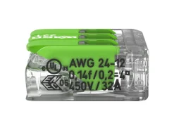 Clearance Wago Verbindungsklemme 221-423 mit Hebeln 3 Leiter 12 Stück