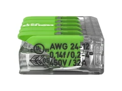 Sale Wago Verbindungsklemme 221-425 mit Hebeln 5 Leiter 8 Stück