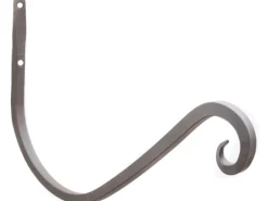 Wandhaken aus Metall in Braun 38 cm