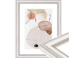 Discount WANDStyle Bilderrahmen H390 aus Massivholz in 13 x 18 cm im Stil Landhaus Weiß