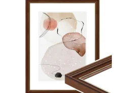 Hot WANDStyle Bilderrahmen H182 aus Massivholz in Braun 13 x 18 cm im Stil Antik