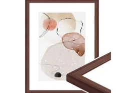 Discount WANDStyle Bilderrahmen H320 aus Massivholz in -Optik 13 x 18 cm im Stil Klassisch Nussbaum