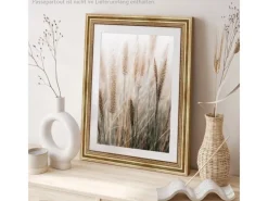 Discount WANDStyle Bilderrahmen H450 aus Massivholz in 15 x 21 cm im Stil Antik Gold