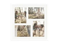 Online WANDStyle Galerierahmen G950 in 40 x 40 cm für 4 Bilder im Format 13 x 18 cm Weiß