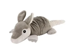 Warmies Wärmestofftier Gürteltier 12 cm x 19 cm x 43 cm Grau