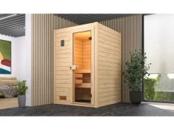 Weka Massivholzsauna Valida 1 o. Ofen Glastür