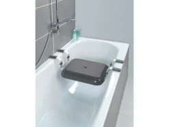 Wenko Badewannensitz Secura Premium Polypropylen 74 x 15.5 x 36 cm Anthrazit