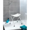 Wenko Badhocker Secura klappbar Kunststoff 53,5 x 44,5-48,0 x 40-47 cm Weiß
