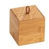 Wenko Bambus Box Terra S mit Deckel 0.45 l Bambus 9 x 9 x 9 cm natur