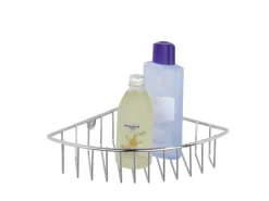 New Wenko Eckablage Genola zur Wandmontage Stahl 26 x 5.5 x 20 cm Chrom