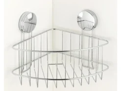 New Wenko Eckablage Groß Osimo Stahl 26.5 x 18 x 19 cm Chrom