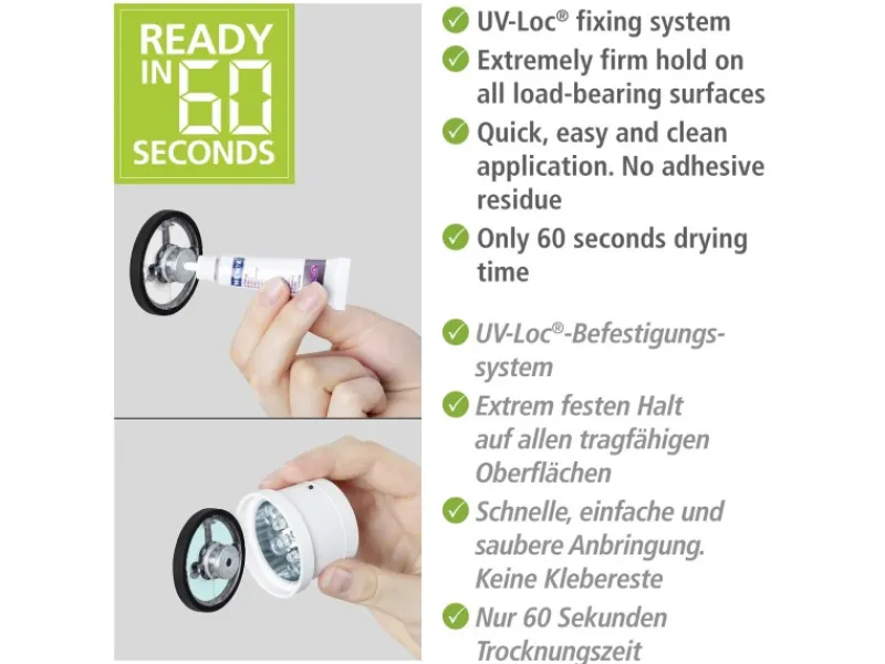 Wenko Eckregal 2 Etagen Molinella Schwarz