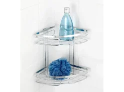 New Wenko Eckregal 2 Etagen Premium Edelstahl