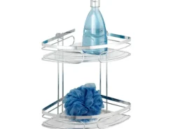 New Wenko Eckregal 2 Etagen Premium Edelstahl