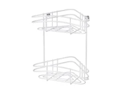 Wenko Eckregal Classic Plus 2 Etagen Weiß