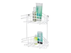 Wenko Eckregal Classic Plus 2 Etagen Weiß