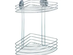 Discount Wenko Eckregal Turbo-Loc Befestigen ohne Bohren Chrom glänzend rund