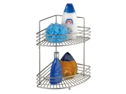 Sale Wenko Eckwandregal Milano 2 Etagen Chrom satiniert