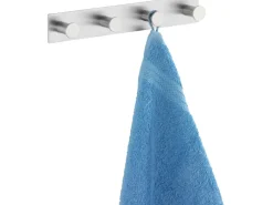 Wenko Hakenleiste Celano Quadro mit 4 Haken Edelstahl Rostfrei