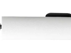 Clearance Wenko Küchenrollenhalter Nio Selbstklebend 27,5 cm x 4,5 cm x 7 cm Schwarz